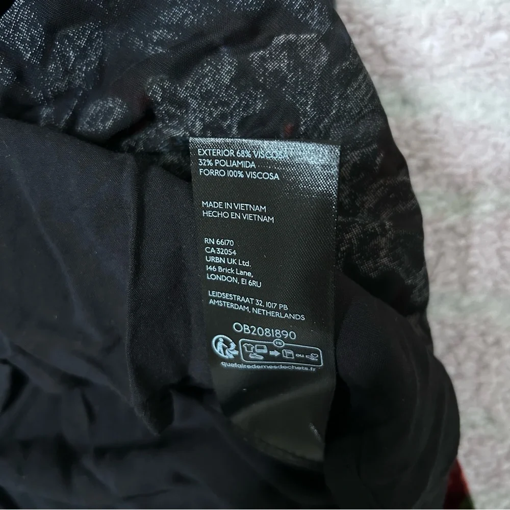 NWT Anthropologie Somerset Floral Velvet Mini Dress Size Small Boho Fall Event - Picture 8 of 14